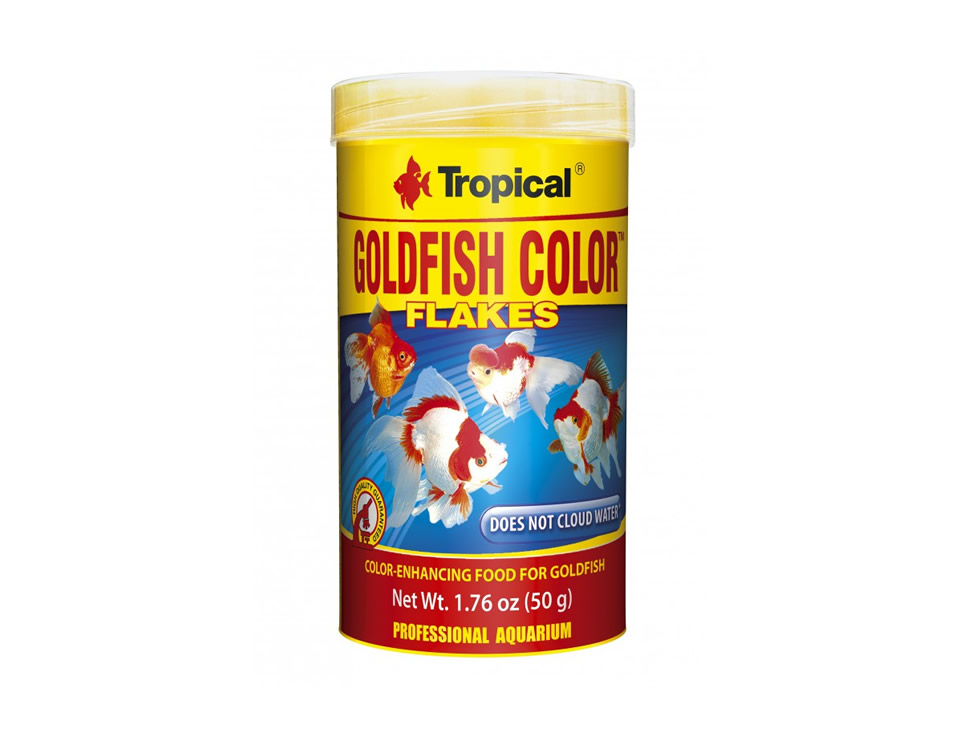 Acuarios Plantados Tropical Goldfish colour Flakes 200grs