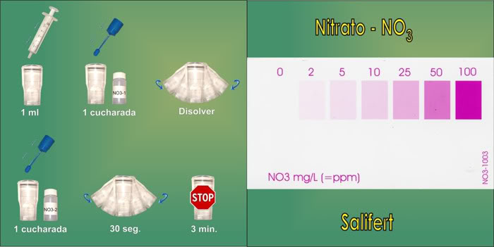Test de Nitratos No3 Salifert Acuarios Plantados