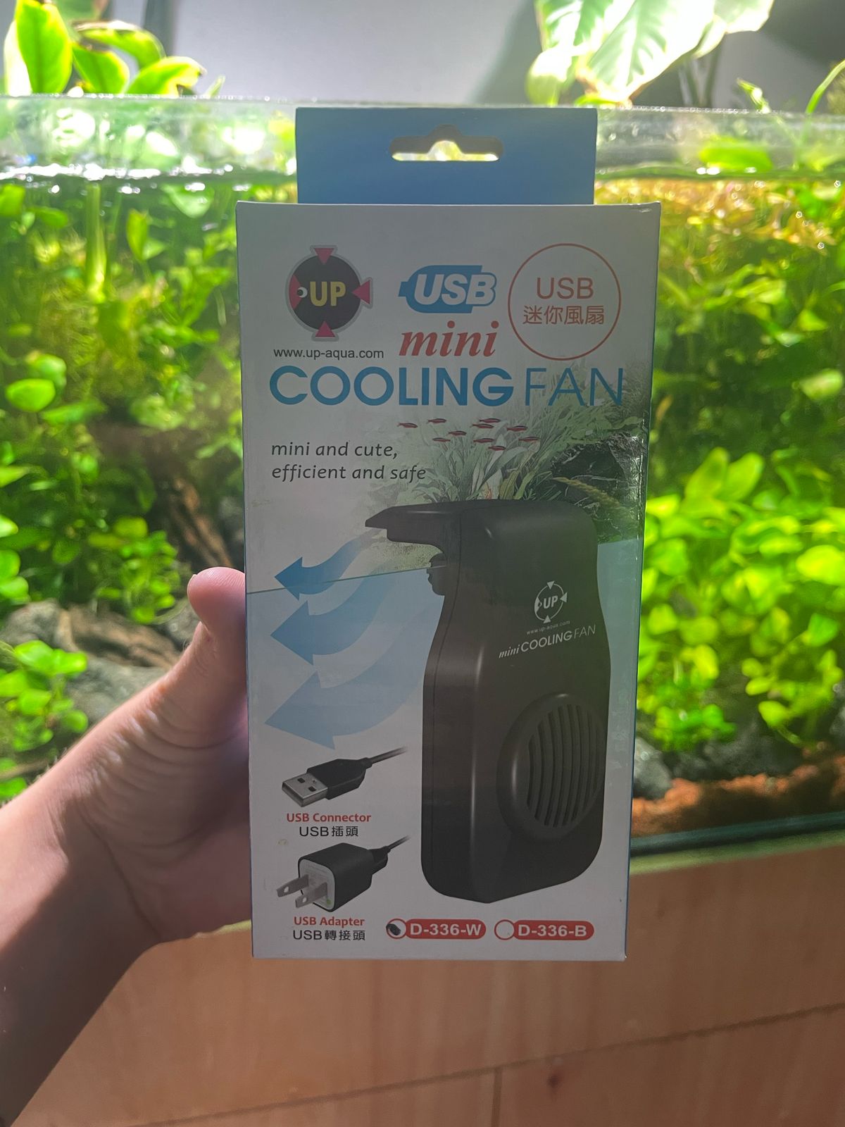Ventilador a USB-Cooling fan-UP AQUA