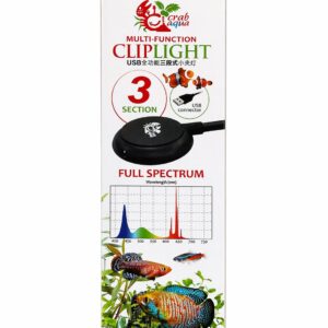 Luz de clip Crab Aqua