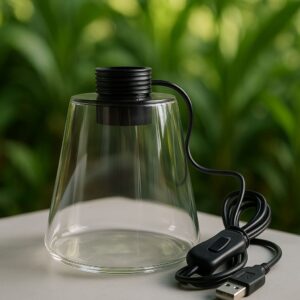 Mini Wabi Kusa con Luz